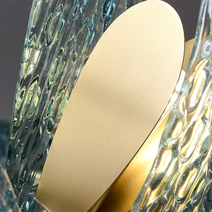 Lampadario in Vetro Artistico di Lusso/Accessori in Vetro Blu Pavone/Lampada di Alta Gamma per <span class=keywords><strong>Sala</strong></span>/Soggiorno/Lampada per Progetti Alberghieri - Product Image 5