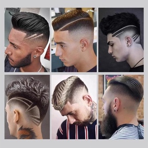 Cortadora de Pelo Profesional Eléctrica, Recortadora de Barba Potente Inalámbrica, Kit de Aseo de 2 Piezas para Hombres, <span class=keywords><strong>Barber</strong></span>ía - Product Image 4