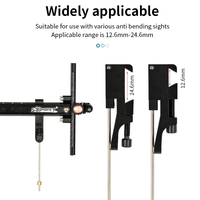 STARCN Clicker d'arc à ressort pour tir à l'arc, accessoire pour arc classique, extension de viseur, clicker magnétique réglable et extensible à monter