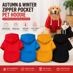 Sudadera con capucha de forro polar grueso <span class=keywords><strong>para</strong></span> perro con bolsillo con cremallera, <span class=keywords><strong>ropa</strong></span> de invierno <span class=keywords><strong>para</strong></span> mascotas, sudadera cálida <span class=keywords><strong>para</strong></span> perro, logotipo personalizado, OEM, ODM, MOQ bajo, venta al por mayor - Product Image 1