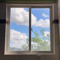 Ventanas Oscilobatientes de Triple Acristalamiento para Casas Pasivas, Ventana Corredera de Aluminio para Ventilación en Proyectos de Construcción de Cero Consumo Energético