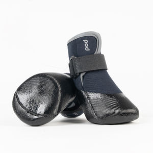 Bottes de <span class=keywords><strong>neige</strong></span> d'hiver à logo personnalisé pour chiens à <span class=keywords><strong>la</strong></span> mode en caoutchouc imperméable à rayures réfléchissantes semelle antidérapante en coton latex solide pour - Product Image 3