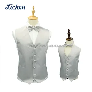 Custom Coloured Single Breasted Formal Wedding Business Waistcoat for Men