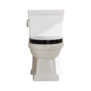 French Retro Ceramic <strong>White</strong> One-Piece High-Flush Power Toilet European <strong>Classical</strong> Siphon Style Modern Design for Home Use - Product Image 2