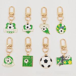Hot Sale Zinc Alloy <b>Soccer</b> Keychains for Sports Souvenirs Fashion Trend Football <b>Shoes</b> <b>Soccer</b> Ball for Keychain - Product Image 1
