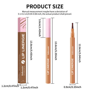 Crayon <span class=keywords><strong>à</strong></span> <span class=keywords><strong>lèvres</strong></span> innovant <span class=keywords><strong>à</strong></span> pointe souple 8 teintes, stylo <span class=keywords><strong>à</strong></span> <span class=keywords><strong>lèvres</strong></span> <span class=keywords><strong>à</strong></span> pointe <span class=keywords><strong>feutre</strong></span>, anti-bavure, pour sculpter la couleur des <span class=keywords><strong>lèvres</strong></span>, maquillage des <span class=keywords><strong>lèvres</strong></span> - Product Image 5