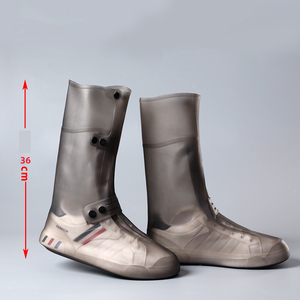 Bottes <span class=keywords><strong>de</strong></span> <span class=keywords><strong>pluie</strong></span> YL6035 antidérapantes, imperméables, épaissies et résistantes à l'usure pour les jours <span class=keywords><strong>de</strong></span> <span class=keywords><strong>pluie</strong></span> estivaux – Couvre-chaussures pour hommes et femmes - Product Image 3
