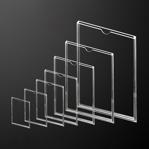 Прозрачный экологичный акриловый держатель для карт на заказ: для офисных визиток, ключей от отелей, медицинских карт, розничной торговли - Product Image 1