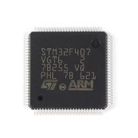 Microcontrolador/MCU STM32F407VGT6 LQFP-100 ARM Cortex-M4 de 32 bits, nuevo y genuino.