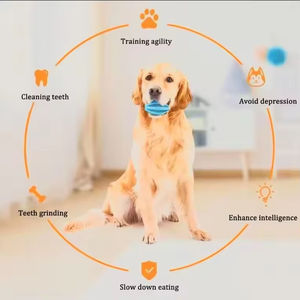 כדור כלב אינטראקטיבי-קסם מתגלגל לטיפול מתקן עם מזין איטי פונקציה עבור גירוי נפשי וצרכי לעיסה - Product Image 4