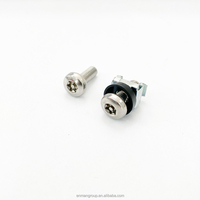 Kit Beragam Baut Kepala Tombol Sekrup Soket Hexalobular Torx Anti-maling M6 untuk Rak Server Panel Patch Jaringan