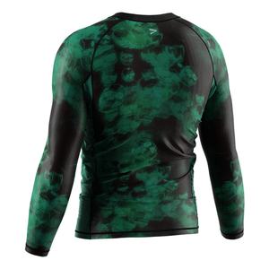 Camiseta de Compresión de Manga Larga con Diseño Warrior for the Future, Rashguard de Jiu-Jitsu, Rash Guard sin Estampado - Product Image 2