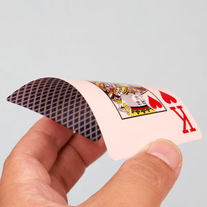 Carte à jouer personnalisée 0.32mm 100% en plastique étanche Jumbo Index Bold Letter Professional <span class=keywords><strong>Poker</strong></span> Cards avec code à barres pour <span class=keywords><strong>Casino</strong></span> - Product Image 5