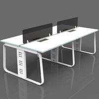 Meubles de bureau modernes, pieds de table en acier, bureau d'ordinateur exécutif, installation simple, vente en gros, pas cher
