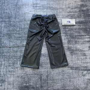 <span class=keywords><strong>Pantaloncini</strong></span> in <span class=keywords><strong>pelle</strong></span> nera donna personalizzati DENIMGUYS - Product Image 2