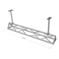 Crochet double en alliage d'aluminium Griffe d'aigle Barre transversale Side Hanging Light Bracket Rod Stage LED Par Light Beam Hanging Hook Low Price