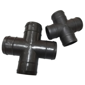 Conectores de Manguera Plana de Plástico de Alta Calidad, Cruzados de 50 mm, para Sistemas de Riego Agrícola - Product Image 3