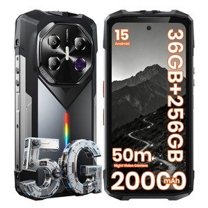 โทรศัพท์มือถือ Fossibot F110Pro 5G รุ่นทนทาน 8GB+128GB หน้าจอ 6.74 นิ้ว ระบบปฏิบัติการ Android 15 ชิปประมวลผล Mediatek Dimensity 6300 Octa Core แบตเตอรี่ 10000mAh รองรับ NFC และ OTG สมาร์ทโฟน 5G - Product Image 1