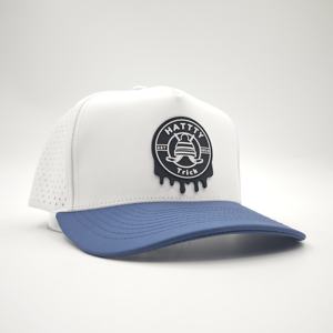 Casquette de golf 5 panneaux personnalisable avec logo – Respirante, performante, sportive et décontractée – Casquette de baseball tendance pour hommes et femmes – Usage extérieur – Motif léopard à pois - Product Image 1