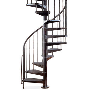 Prima Escalera <span class=keywords><strong>de</strong></span> estilo industrial Marco <span class=keywords><strong>de</strong></span> acero negro Diseño <span class=keywords><strong>de</strong></span> banda <span class=keywords><strong>de</strong></span> rodadura abierta Escalera Almacén Conversión <span class=keywords><strong>de</strong></span> loft - Product Image 5