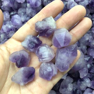 Naturale pietra grezza raw amethyst tumbled pietra di prezzi per I Regali Di Natale - Product Image 5