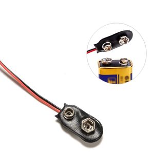 Connettori batteria <span class=keywords><strong>9v</strong></span> 2 Pin I-Type fibbia a scatto in pelle su cavo cavo batteria 15cm(I-Type) - Product Image 3