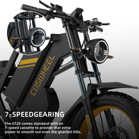 Vélo Électrique Fat Bike GT20 Haute Vitesse 31mph 48V 1500W pour Dropshipping – Vélo Électrique Personnalisable