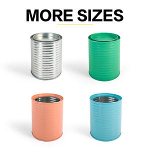 Contenitore di latta di candela vuoto personalizzato JYB per uso alimentare frutta verdura inscatolamento barattoli di latta con coperchio - Product Image 5