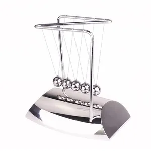 saibasen superior quality metal balance ball pendulum school teaching physics science newton's cradle for christmas gift