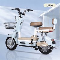 Vélo Électrique Pas Cher en Gros, Batterie au Plomb 48V, Vélo Électrique Urbain pour Adultes, 14 Pouces, Deux Places, Certifié CE