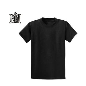 เสื้อยืดแฟชั่นสีดำเสื้อยืดผ้าคอตตอนสวมใส่สบาย - Product Image 1
