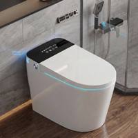 Toilettes intelligentes modernes à ouverture et chasse d'eau automatiques, WC électrique intelligent en céramique pour salle de bain
