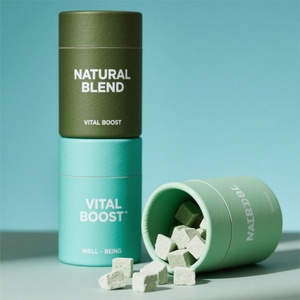 Biodegradable Customised Pet Food Freeze-dried Food Grade <b>Packaging</b> for <b>Spices</b> Dried Chillies Cans Paper Tubes Snack Tin - Product Image 2