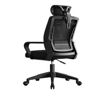 Chaise de bureau ergonomique exécutive entièrement en maille, réglable et pivotante, à prix abordable pour le télétravail