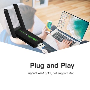 5GHz Wifi Adapter rtl8812cu không dây Card mạng băng tần kép 1300Mbps USB2.0 Wifi <span class=keywords><strong>Dongle</strong></span> cho PC miễn phí điều khiển - Product Image 4