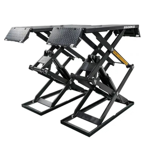 Elevador de tijera horizontal para garaje eléctrico hidráulico Elevador de coche de baja altura - Product Image 5