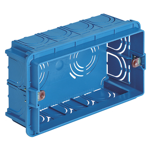 Scatola Rettangolare a Incasso 4M Blu 13,1x6,9x5 Cm per Raccordi per Condotti Elettrici - Product Image 1