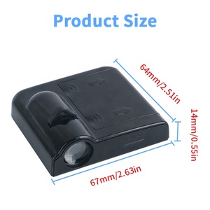Autodecoratie Welkomstlogo Licht Led Autodeurlicht Hd 3d Ghost LED Logo Projector Welkomstverlichting - Product Image 5