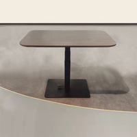 Pieds de table en acier carré moderne en fonte, réglables en hauteur, table basse pour salon, meubles, hôtel, maison, bureau