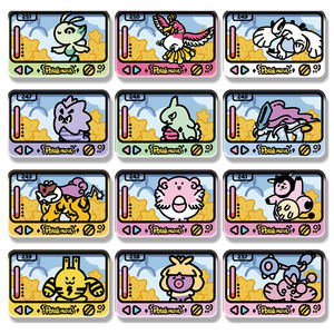 Nouveauté Premium Pokemoned Meowth Vintage Eif Baby Acrylic Mini Blocks Gameboy Cute Fridge Magnet Blind Box Toys for Kids - Product Image 6