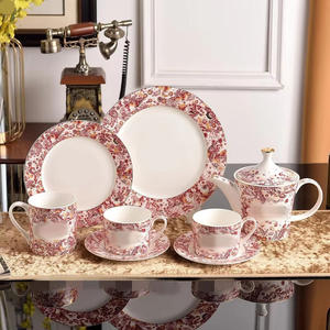 Nordic Dessert Multi-layer Fruit Plate Ceramic Cake Stand Display Stand Living Room Household Plate for 2-layer Plate Set - Product Image 5