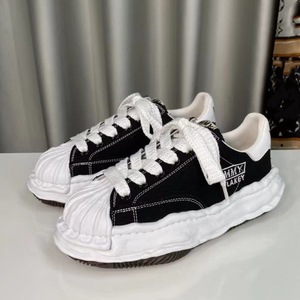 Chaussures de marche unisexes de haute qualité à plateforme, dessus en cuir véritable, semelle intermédiaire en gel, luxe, basses, plates, printemps, été, automne, hiver - Product Image 4