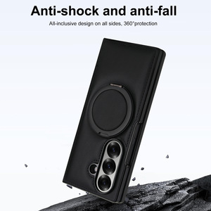 เคสชาร์จไร้สายสำหรับ <span class=keywords><strong>Samsung</strong></span> Galaxy Z <span class=keywords><strong>Fold</strong></span> 7 <span class=keywords><strong>Fold</strong></span> 6 5 4 <span class=keywords><strong>3</strong></span> พร้อมขาตั้งแม่เหล็กหมุนได้และฟิล์มกระจกนิรภัย - Product Image 6