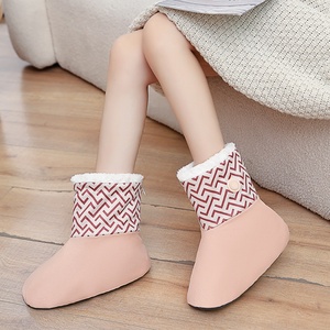 Portable <b>USB</b> Pink Smart <b>Heating</b> Boots Anti-Slip Plastic Cement Foot Warmer for Home Car Office & Outdoor Portable Installation - Product Image 1
