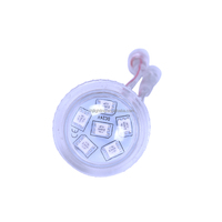 Éclairage LED RVB étanche pour manèges de fête foraine DC24V, type cabochon 45mm, pour l'amusement et les événements