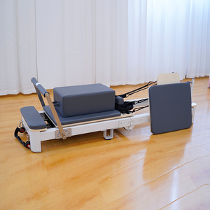 Vente chaude Portable et Réglable Home Studio Pilates Réformateur En Aluminium pour <span class=keywords><strong>Yoga</strong></span> Fitness Équipement Conception Pliable - Product Image 3