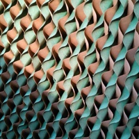 Système de refroidissement à cadre en acier inoxydable avec papier de pulpe de bois pour élevage de volailles et serre