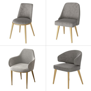 Chaise rembourrée en tissu tendance avec dossier rotatif, siège multifonctionnel pour la maison, le bureau, la salle à manger - Product Image 6