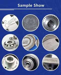 Machine de marquage pneumatique à points par poinçonnage par percussion pour plaques signalétiques en aluminium, numéros de châssis, avec graveur laser rotatif de type au sol pour brides métalliques - Product Image 3