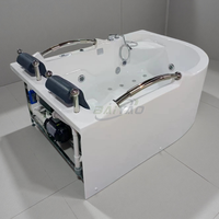 Baignoire jacuzzi moderne OEM, fabrication directe d'usine, acrylique de haute qualité et améliorations en option pour une utilisation à domicile pour 2 personnes